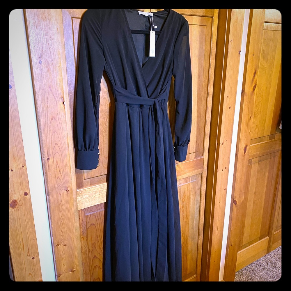 NWT Baltic Born Lydia Maxi Dress Black XS